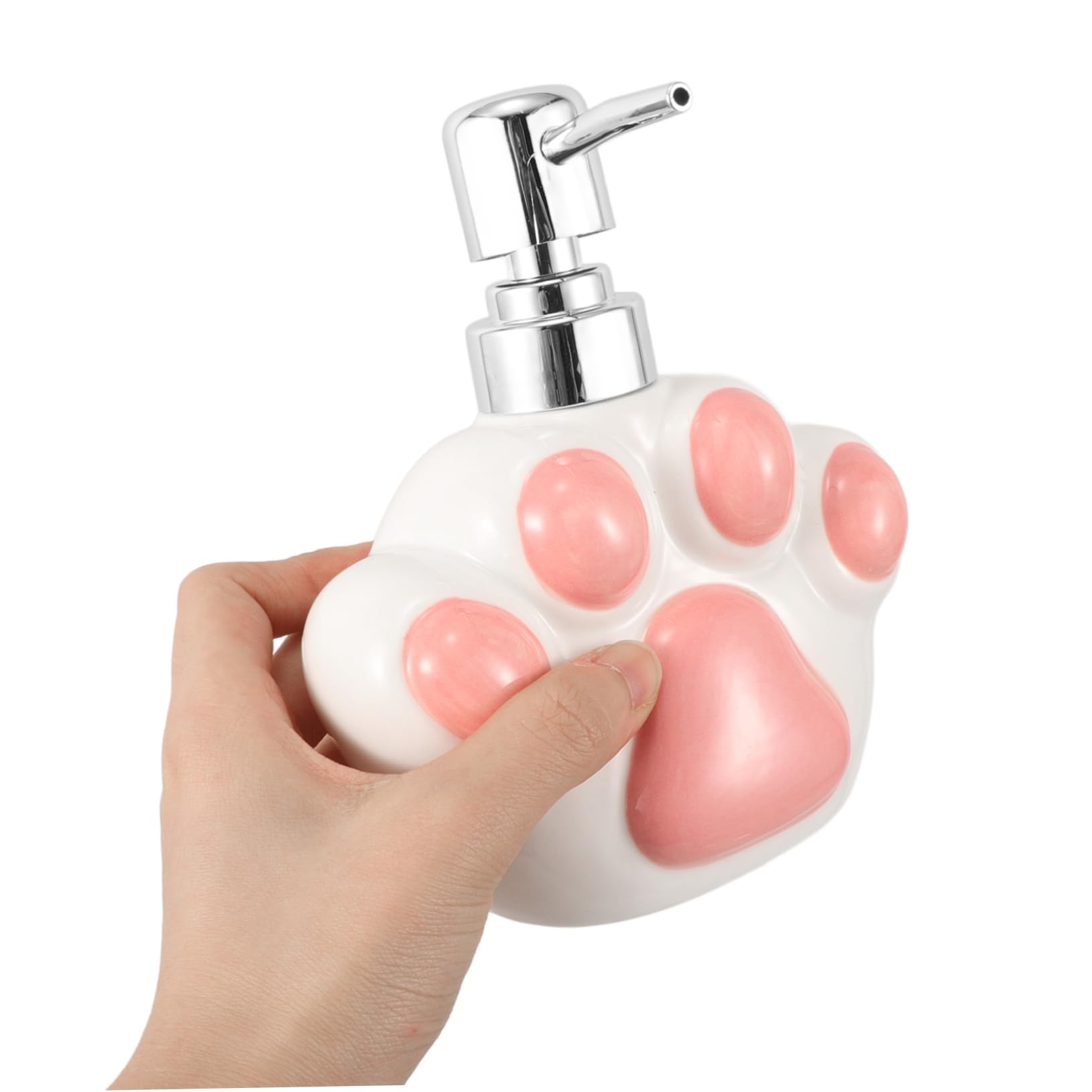 

Мультяшный флакон для дезинфицирующего средства для рук, 12 унций, высококачественный флакон-дозатор для геля для душа, милый и креативный керамический флакон с помпой