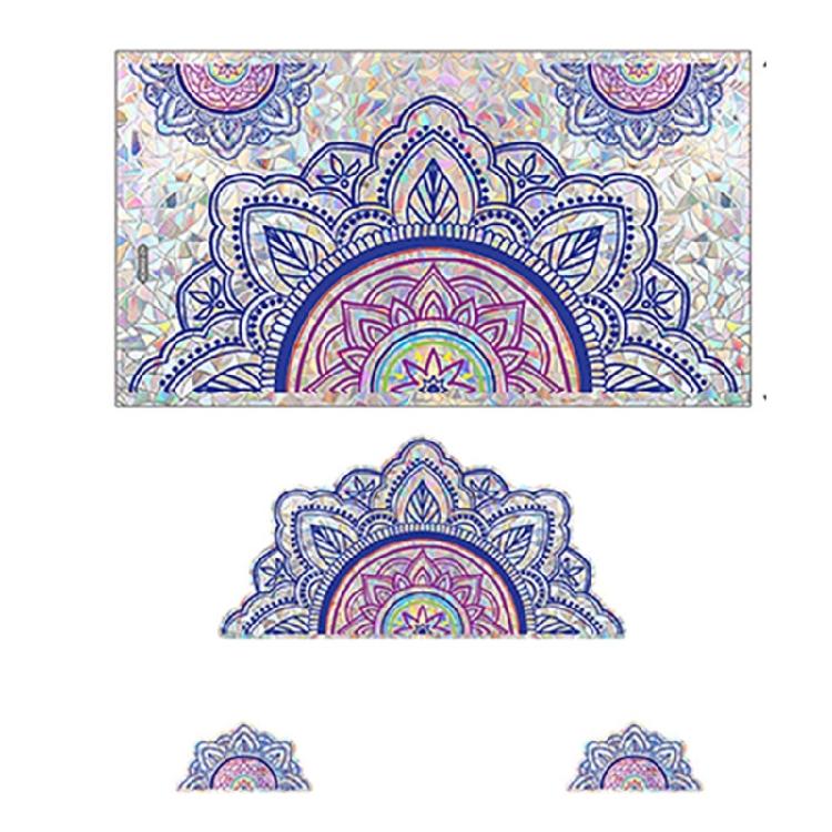 Rainbow Effect Window Decals Colorful Pattern Suncatchers Stickers for Brightening Room Easy Installation and Remove