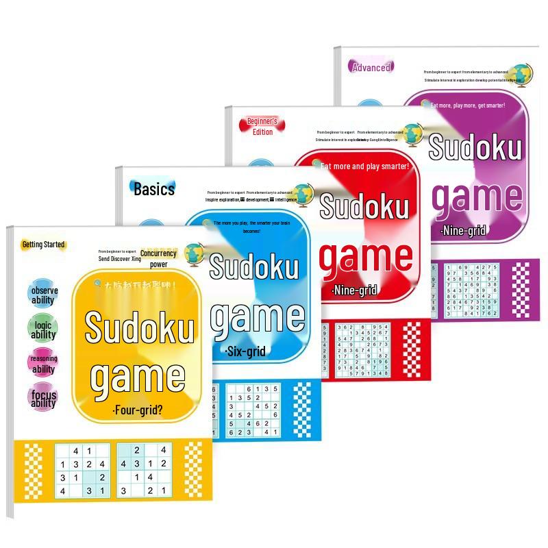 Beginner Sudoku Puzzle Book for Kids: 4x6 Grid Educational Toy for Math and Logic Skills