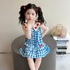 Girls Summer Cotton Tank Dress Thin Stylish Fashionable Baby Sundress