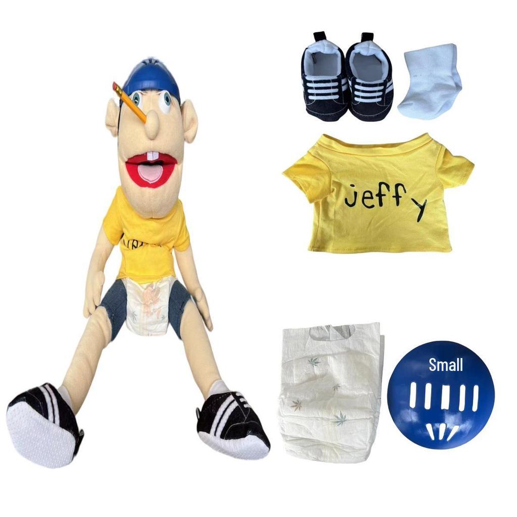 Jeff the Cross-Border Hand Puppet: Interactive Plush Toy for Kids' Early Education