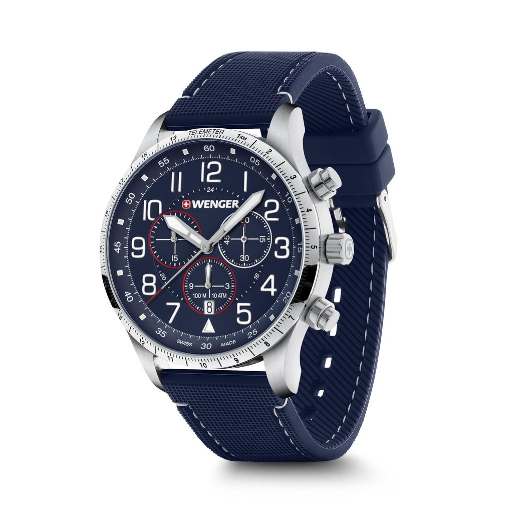 WENGER Uhr ATTITUDE CHRONO Geschenk Quarz 01.1543.117 []