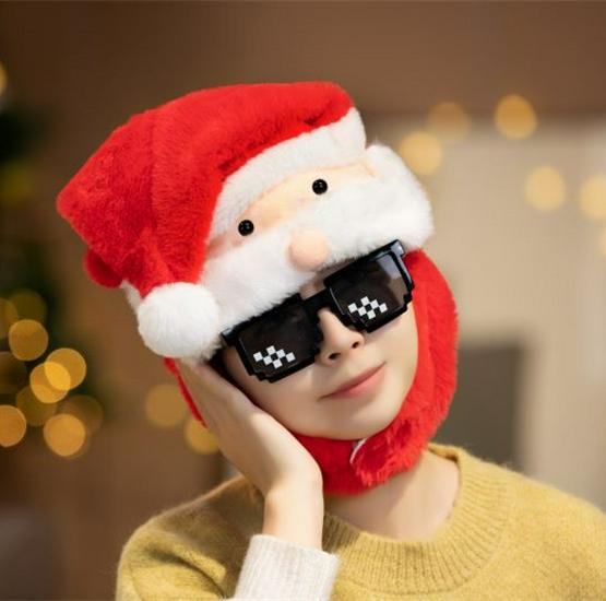 

Santa Hat & Reindeer Headband Christmas Photo Props One Size