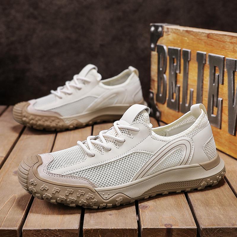 Fashion Mesh Men Casual Shoes Summer Outdoor Sneakers Men Trainers Non-slip Climbing Hiking Shoes Breathable Men's Treking Shoe