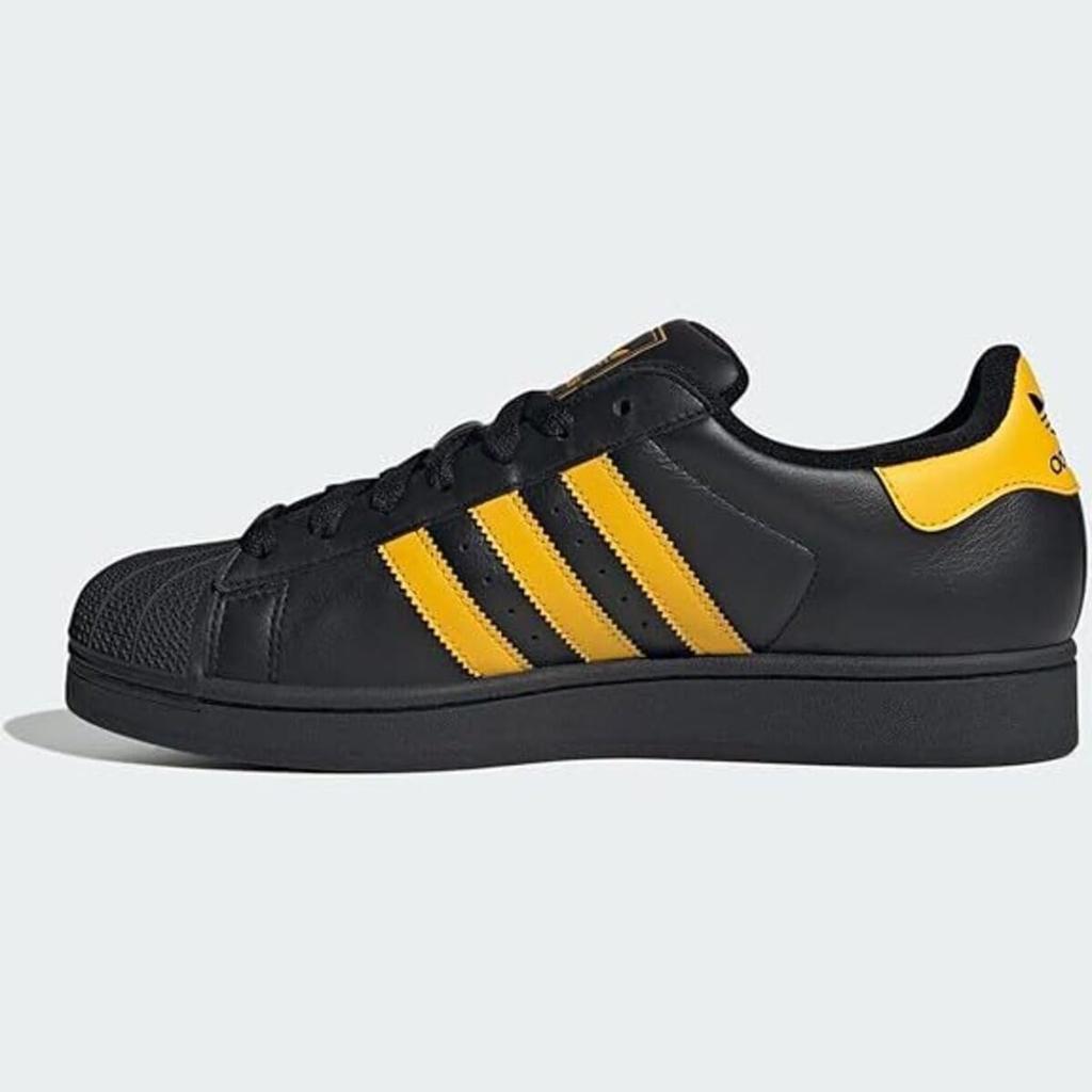 Adidas Superstar II Core Size JQ4727, Black/Crew Yellow/Core Black, 24.0cm