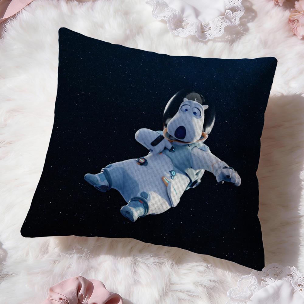 Cute B-Backkom Cushion Cover Premium Comfort Reversible Pillow Cove -Two in One Design for Any Room & Car Interior