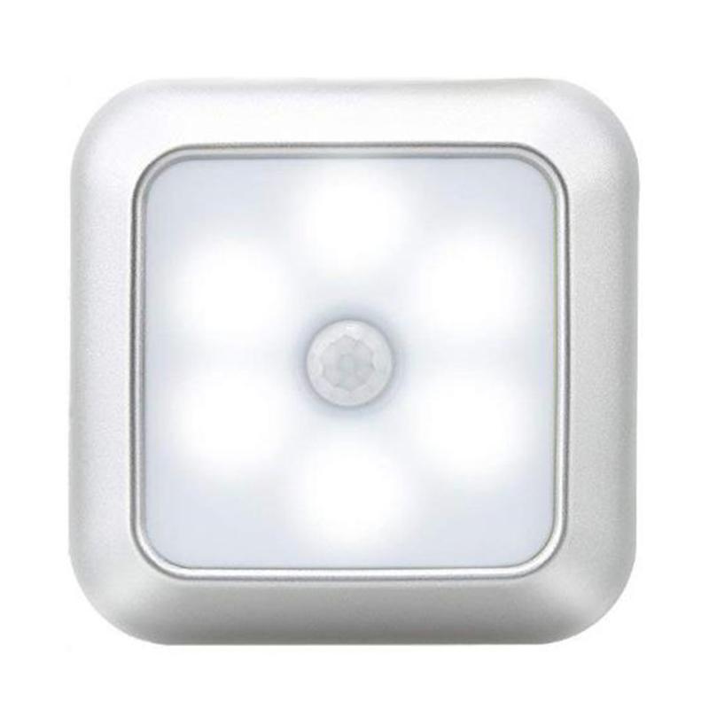 

Square Human Infrared Sensor Light Smart Home Wardrobe Aisle Light Control Lamp Creative Night Light A