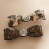 Jlauren French Ribbon Cubic Round Automatic Hairpin H0913