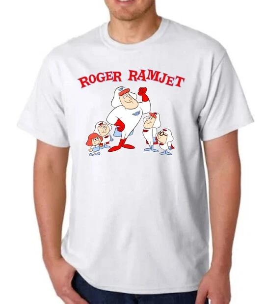 ROGER RAMJET T-T-shirt CARTOON TEE HANNA BARBERA TOTAL TELEVISION S