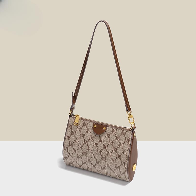 Klassieke Vintage Kleine Vierkante Tas, Trendy en Individuele Schoudertas, Dameshandtas, Casual en Veelzijdige Onderarmtas