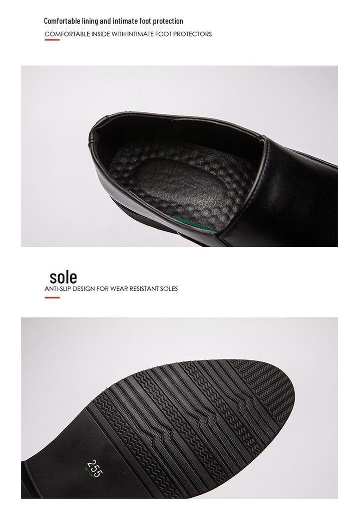Men's Autumn Business Leather Slip-On Casual Shoes