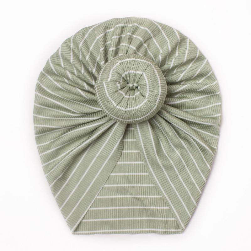 

New baby striped hat, children s care halogen donut ball pullover hat, summer baby fetal hat