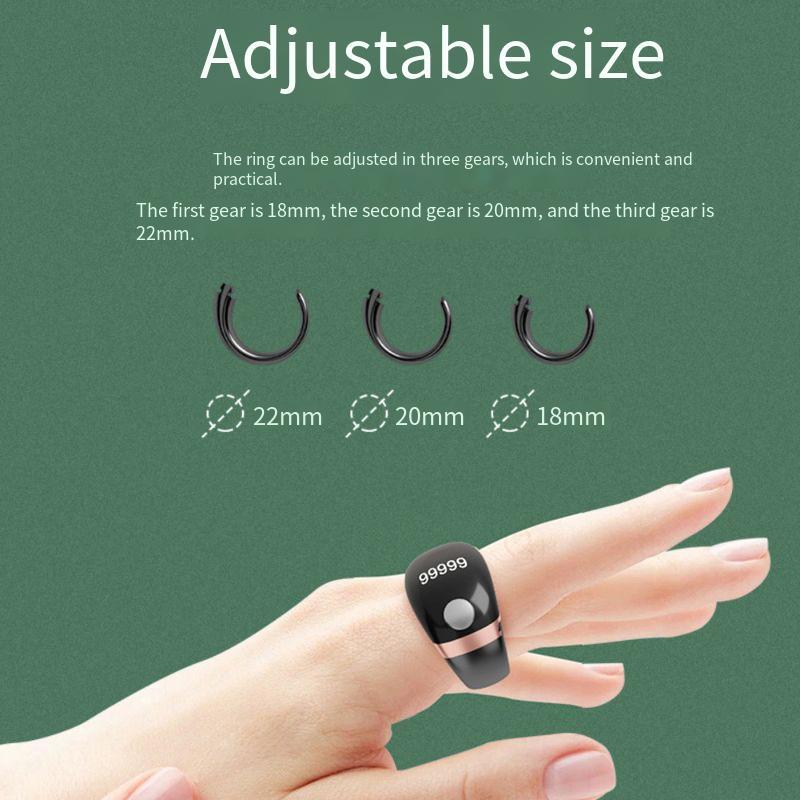 Digital Tally Counter Smart Ring Counter Adjustable Fit