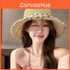 Boho Style Straw Hat With Wide Brim And Breathable Material For Women Sun Shade And Travel