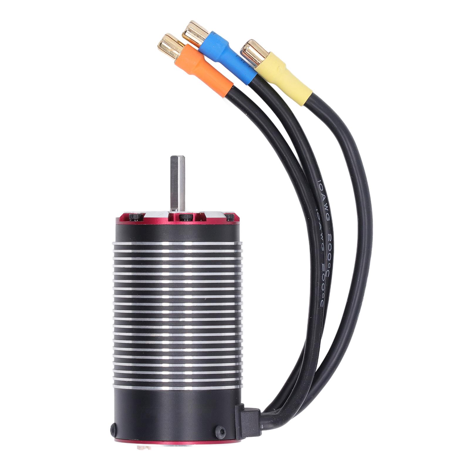 

4274 RC Brushless Motor 2025KV V2 Inward Turn 4 Poles with Temperature Control Port Sensorless Motor for RC Cars