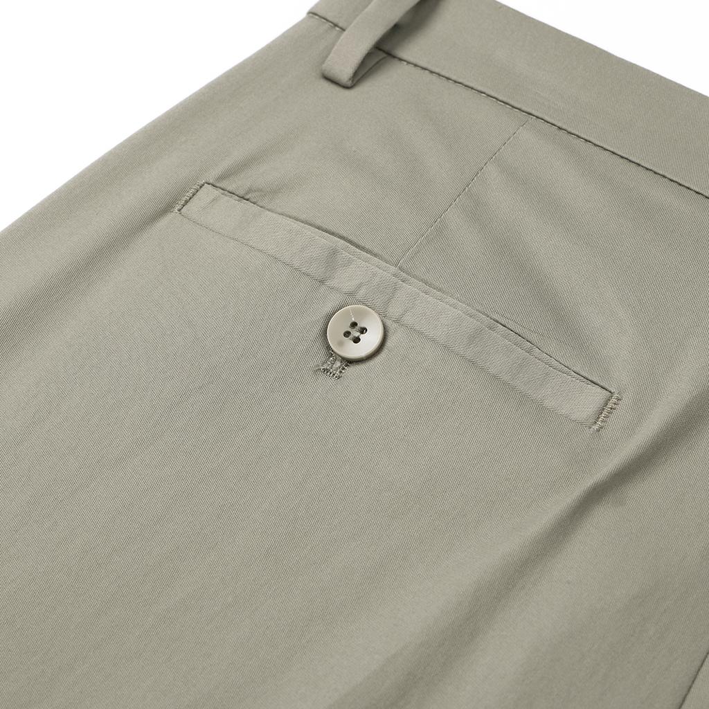 Mulberry Silk Light Luxury Blended Spring and Summer New Style Slippery Anti-Wrinkle Men's Business Commuting Pants