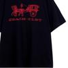 Coach X CLOT Collaboration Cotton Short Sleeve Round Neck Horse Graphic Drop Shoulder T-Shirt Women tops CDD83-B5H