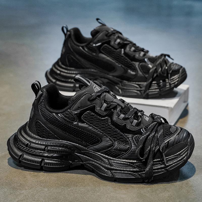 Darth Vader Men's Shoes 2025 New Summer Mesh Breathable High-end Men's Casual Sports Platform Dad Trendy Shoes