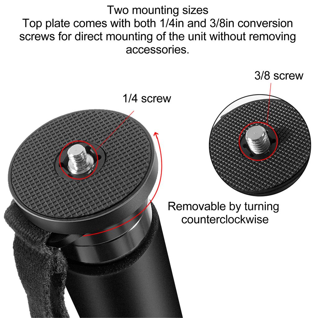 Camera Monopod 6 Section Telescopic Carbon Fiber Anti Slip Portable Travel Monopod for DSLR Camera Photography Phone Live Streaming Stand