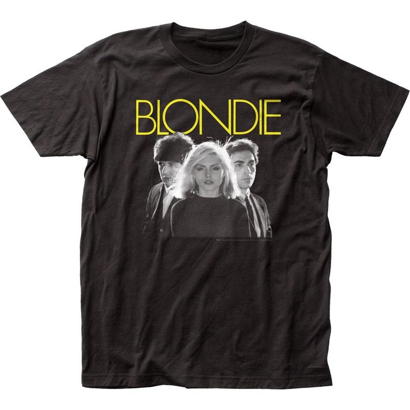 

Blondie Early Photo Unisex T-shirt Music Classic Concert Band Tee New Black S разноцветный