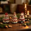Festive Party Supplies DIY Quilted Christmas Tree Kit, Handmade Fabric Tabletop Decoration, Decorative Wall Accents Holiday Craft Project for