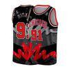 Latest White and Navy Star Striped Basketball Vests for Men and Women 3D Printed Fans, Casual Fashion Top for Families