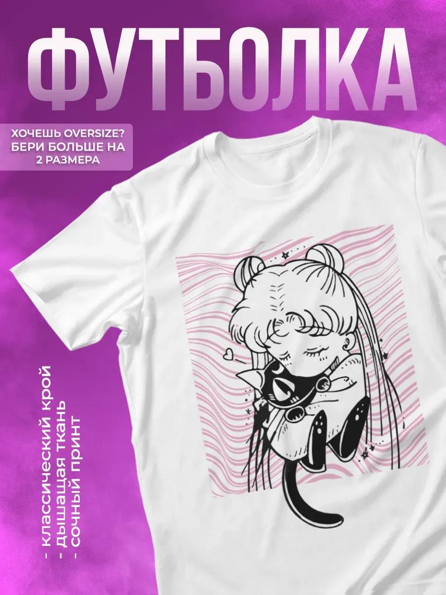 Фирменная футболка с логотипом и принтом S