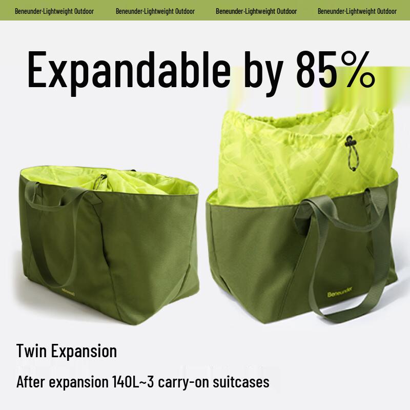 Beneunder 35L Lightweight Expandable Shoulder Bag