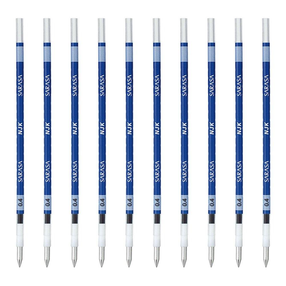 

ZEBRA Ballpoint Pen Refill Prefeel Sarasa Lead Blue 10 Pieces BRNJK4BL NJK-0.4