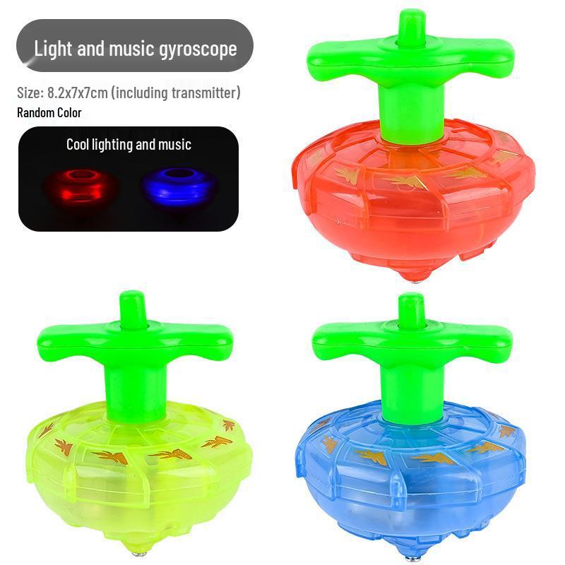 Kids' Light-Up Music Spinning Top