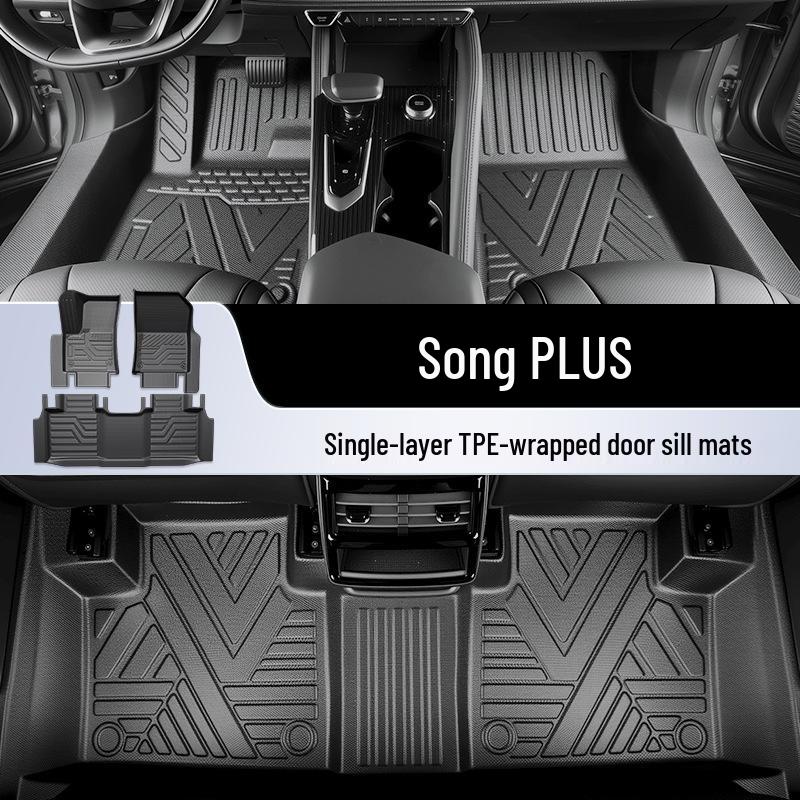 2025 BYD Song PLUS DMi TPE Full Coverage Floor Mats for EV25