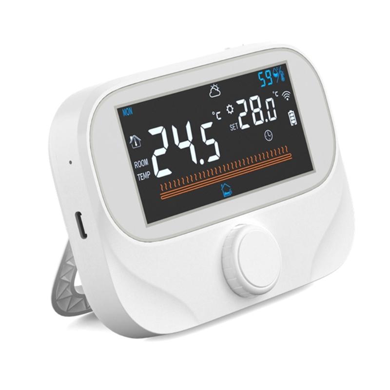 Home Heating Thermostat Wireless Operate Energy Efficient Wireless Thermostat Residential Temperature Regulation