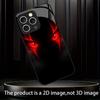 Cool Horror Red Demon Eyes fashion phone cases phone case fundas Glass Phone Case for iPhone 17 16 15 14 13 12pm Pro Plus