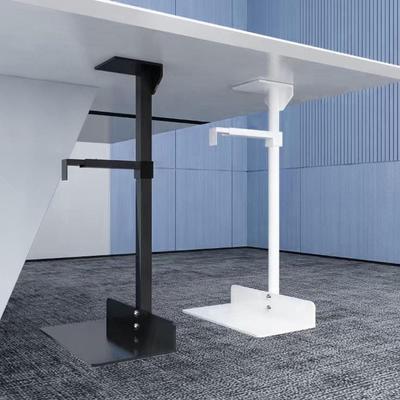 Držák počítače pod stůl Nastavitelný úhel Otočný Snadná instalace Věšák na hlavní jednotku PC