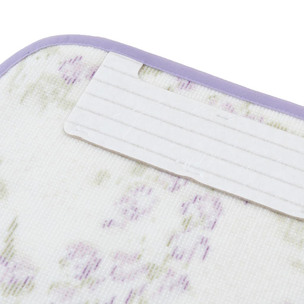 Senko Lavender Toilet Lid Cover with Adhesive Compatible with Regular and Cleaning Purple Floral Antibacterial and Odor Made in Product Number 32690