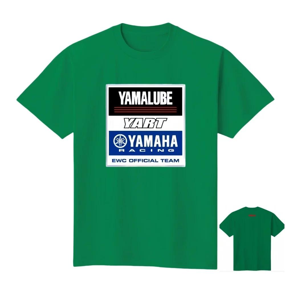 More New 2025Summer Yamaha Car Motorcycle Racing Locomotive Men's T-Shirt Printed Locomotive Loose Crew Neck K2Y Short Sleeve
