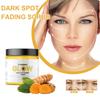 Turmeric Skin Care Set with 100g Face Scrub 100ml Facial Wash Brightening Firming Pimple Removal Hydrating Moisturizer