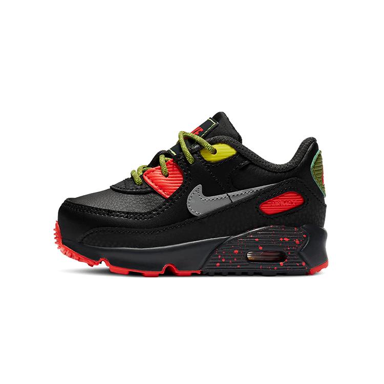 Nike Air Max 90 Low Top Toddler Shoes Black Red Green Infant And Toddler