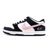 Nike Dunk Abrasion Resistant Low top Skateboard Shoes Women's Black Pink DD1391-100(Team1108-S-BOX)