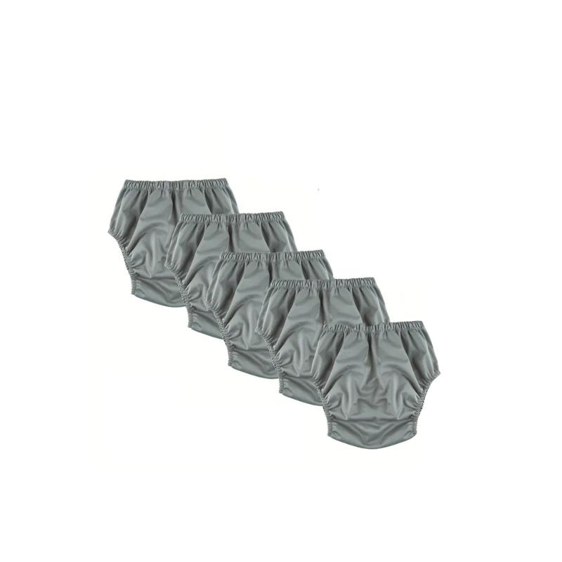 Pantaloni per Incontinenza Adulti 5 Pezzi Resistenti all'Acqua Copri Pannolino Riutilizzabile Mutandine a Tenuta Stagna Biancheria Intima Speciale Slip