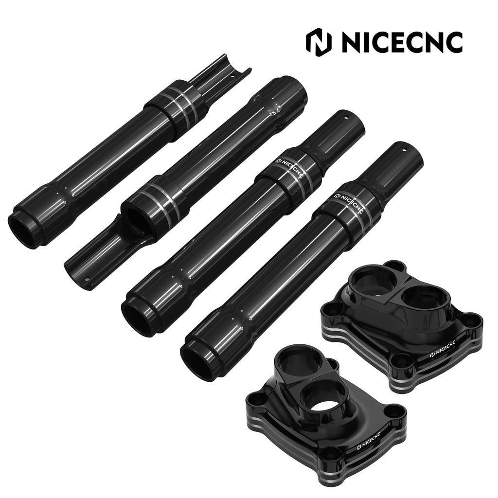 NICECNC Motorcycle Pushrod Covers Tappet Covers for Harley Road King/Special FLHR FLHRXS 2017-2024 CVO Limited FLHTKSE 2017-2021