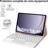 Samsung Galaxy Tab A9+ with AZERTY Bluetooth Keyboard Case, 11-inch Protective Shell