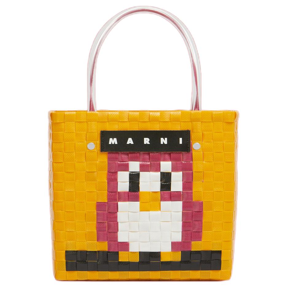 

Marni Market Letter Patch Woven Pattern Polypropylene Tote Bag Women Tote Bags Yellow SHMH0063JORF08100Y57 Basic Set (Bag+Dust Bag)