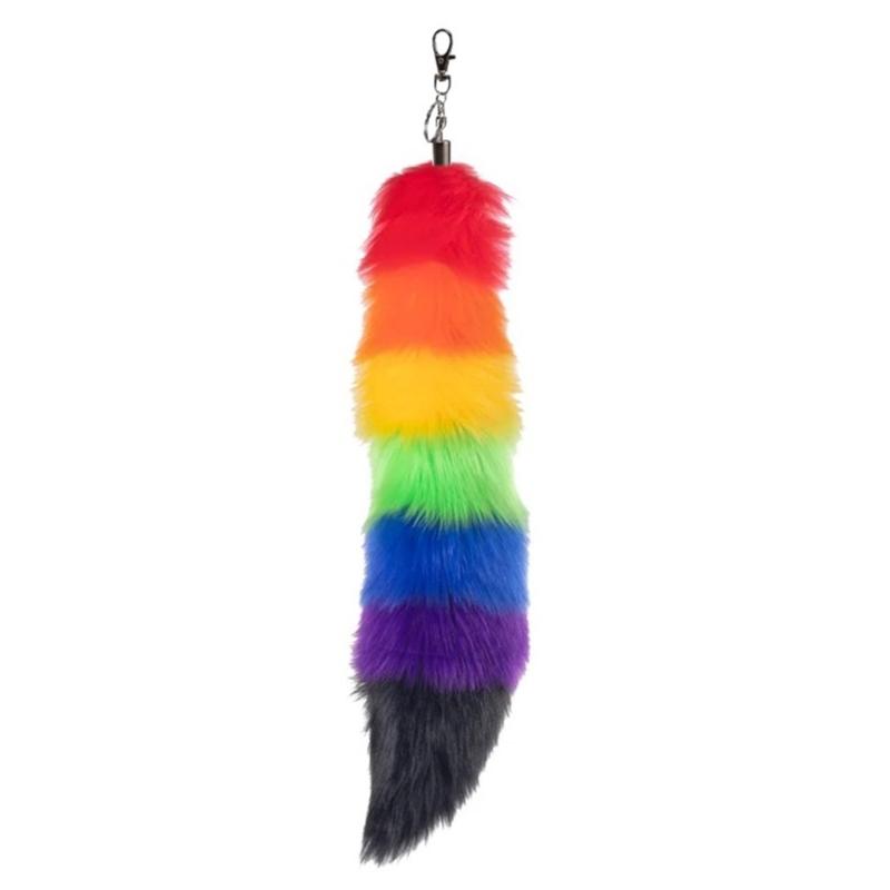 Faux Furs Foxes Tail Keychain Furs Foxes Tail Keyring Handbag Hangings Charms