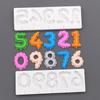 Number Lollipop Silicone Sugarcraft Mold Resin Tools Cupcake Fondant Cake Decorating Tools