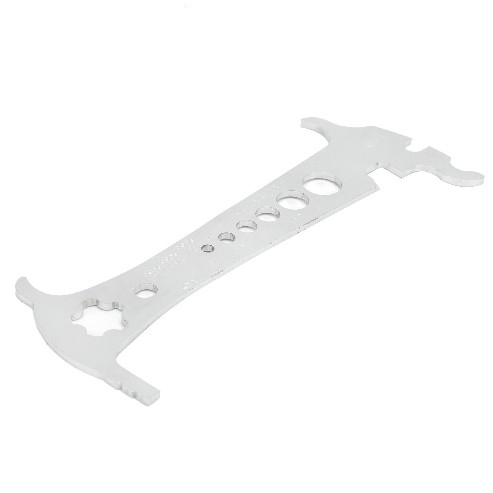 

6 in 1 Multifunctional Bicycle Chain Wear Indicator Checker Measuring Ruler Tool