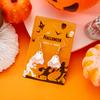 Cute Halloween Ghost Drop Earrings for Women Girls Asymmetric Metal Little Devil Earring Zircon Festival Party Accessories Gift