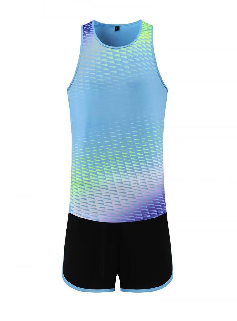 Unisex schnelltrocknende schweißableitende Leichtathletik-Teamuniform-Sets für die Schule und das Marathon-Training