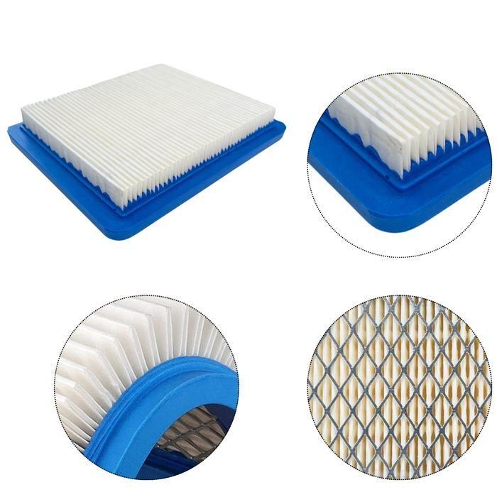 Air Filter - Phonillico® - 491588 - Compatible with Briggs and Stratton and Honda - Pack of 2 Filters