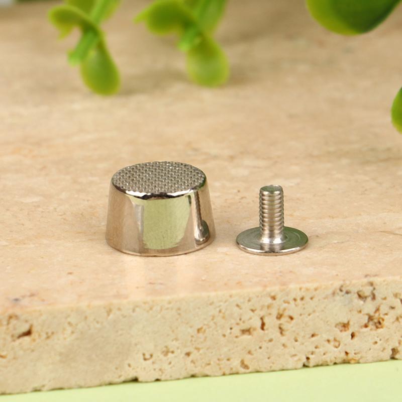 

4 шт. металлические заклепки с винтовой заклепкой для кожаного кошелька для одежды, фурнитура для украшения 12 мм серебряный